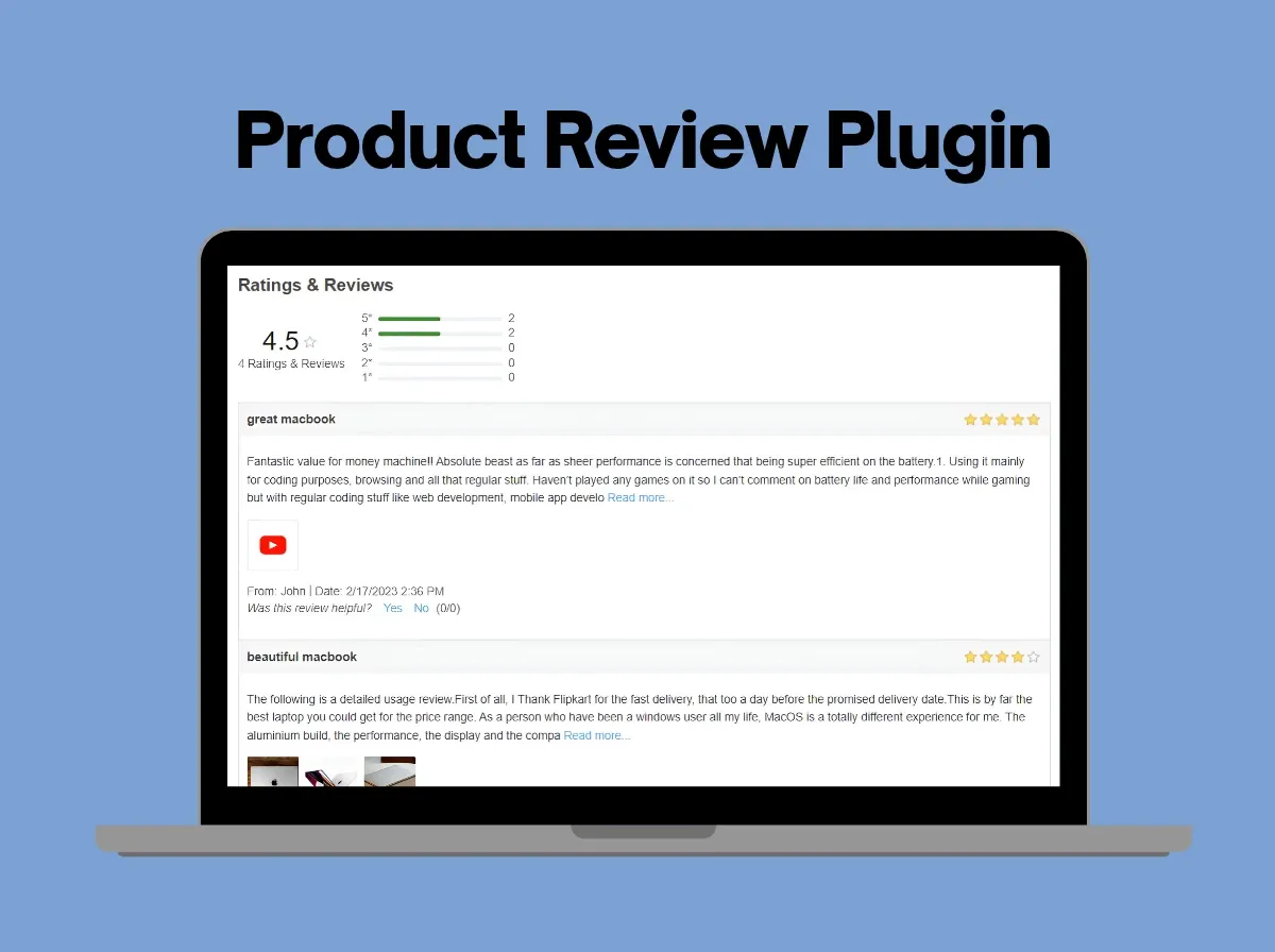 Boost Trust & Sales with Photo & Video Product Reviews in nopCommerce